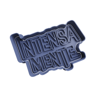 Logo Intensa-Mente Cortador de Galletas STL