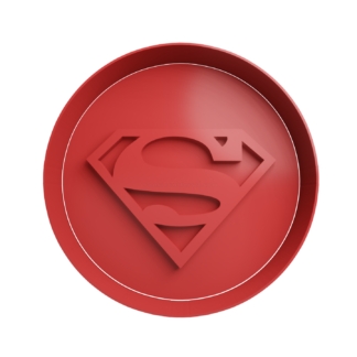Superman Logo Cortador de Galletas STL 2