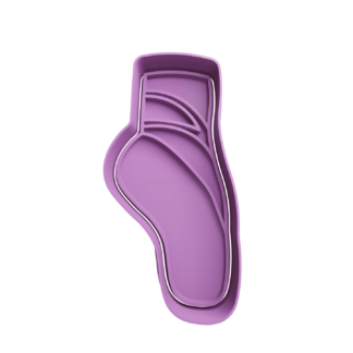 Zapato de Ballet Cortador de Galletas STL