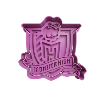 Logo Monster High Cortador de Galletas STL