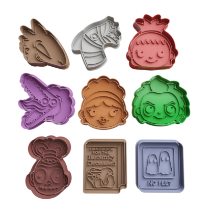Set Beetlejuice Cortador de Galletas STL