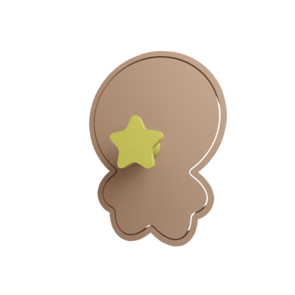 Muñeco de Jengibre Cortador de Galletas STL 10