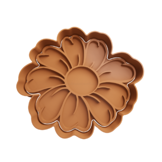 Flor Cortador de Galletas STL 20