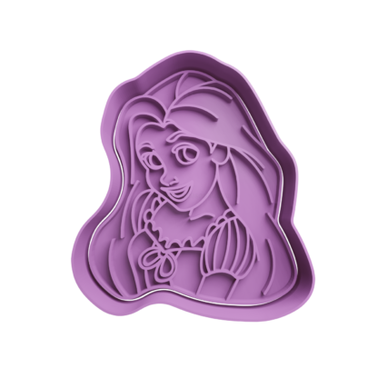 Rapunzel Cortador de Galletas STL 5