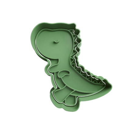 Tiranosaurio Rex Dinosaurio Cortador de Galletas STL 3