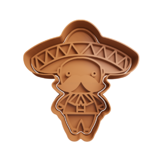 Mariachi Cortador de Galletas STL