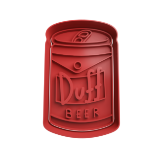 Cerveza Duff Lata Cortador de Galletas STL