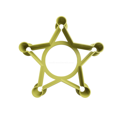 Estrella de Sheriff Cortador de Galletas STL