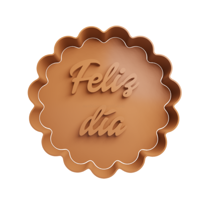 Feliz Dia Cortador de Galletas STL 3