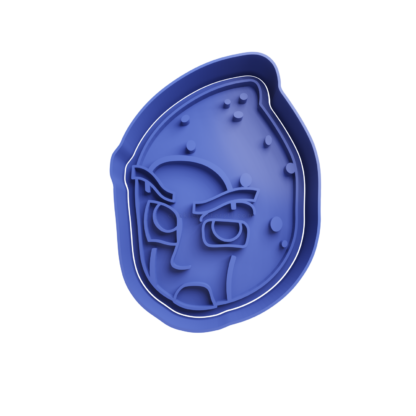 Ninja Nocturno Cabeza Cortador de Galletas STL
