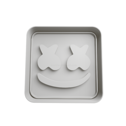 Marshmello Cortador de Galletas STL