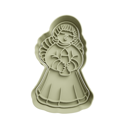Angel con Vela Cortador de Galletas STL