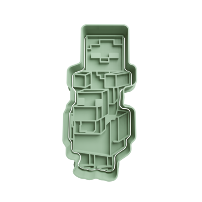 Chicken Jockey Minecraft Cortador de Galletas STL