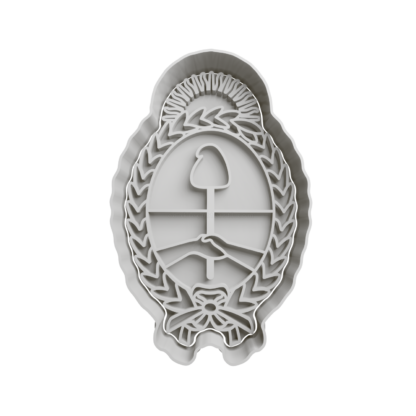 Escudo Argentina Cortador de Galletas STL