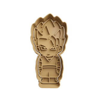Gohan Chibi Cortador de Galletas STL