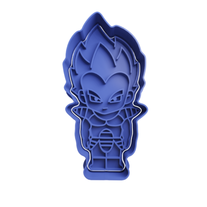 Vegeta Chibi Cortador de Galletas STL
