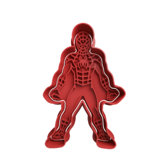 Spiderman Cortador de Galletas STL 3