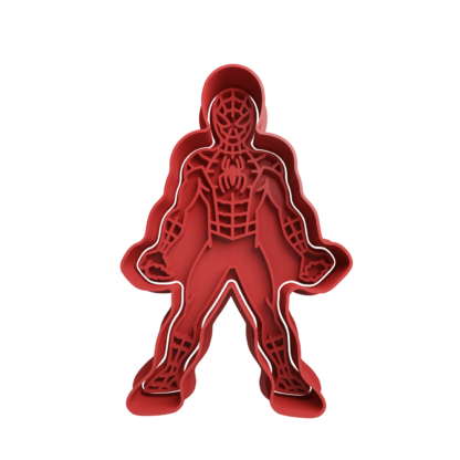 Spiderman Cortador de Galletas STL 3