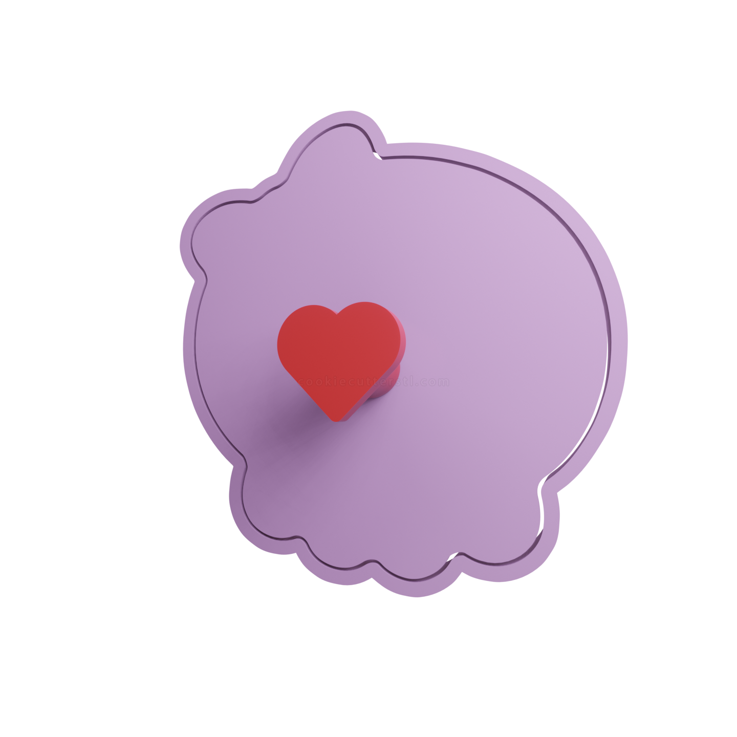 Calavera Cute con Moño Cortador de Galletas STL Calavera Cute con Moño Cortador de Galletas STL