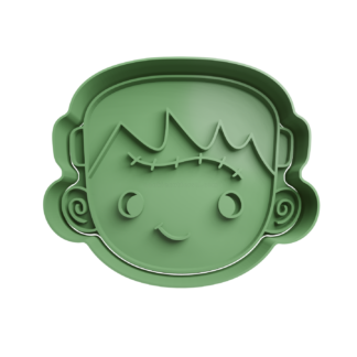 Frankenstein Cabeza Cortador de Galletas STL Frankenstein Cabeza Cortador de Galletas STL