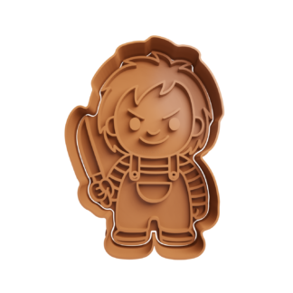 Chucky Cortador de Galletas STL 4
