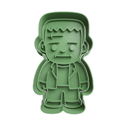 Frankenstein Cute Cortador de Galletas STL 5
