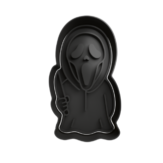 Scream Cortador de Galletas STL 4