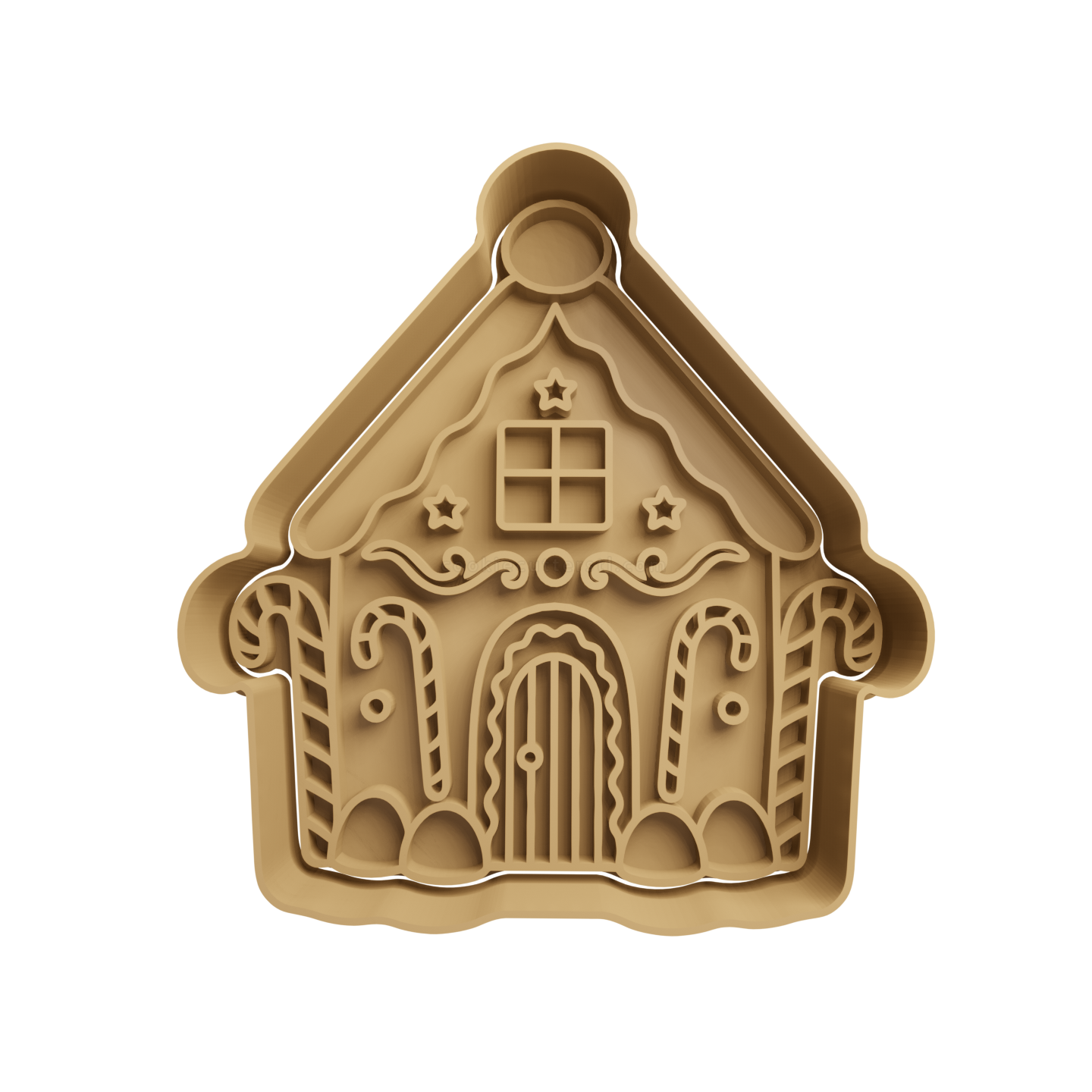 Casa de Jengibre Cortador de Galletas STL 4 Casa de Jengibre Cortador de Galletas STL 4