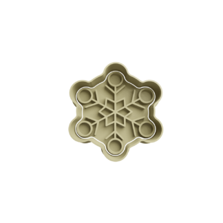 Copo de Nieve Cortador de Galletas STL 7