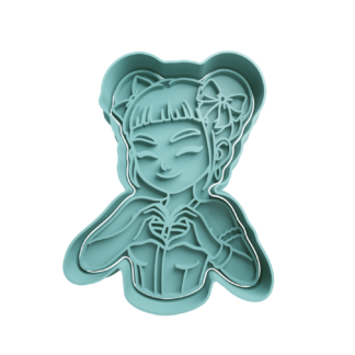 Zoey Cortador de Galletas STL 3