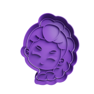 Rumi Cabeza Cortador de Galletas STL 4