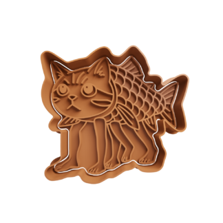 Trulimero Trulichina Meme Cortador de Galletas STL Trulimero Trulichina Meme Cortador de Galletas STL