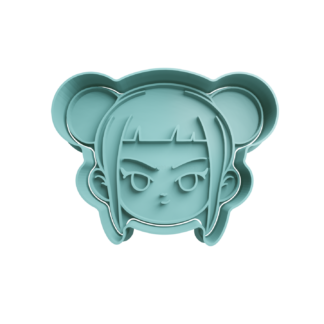 Zoey Cabeza Cortador de Galletas STL 6