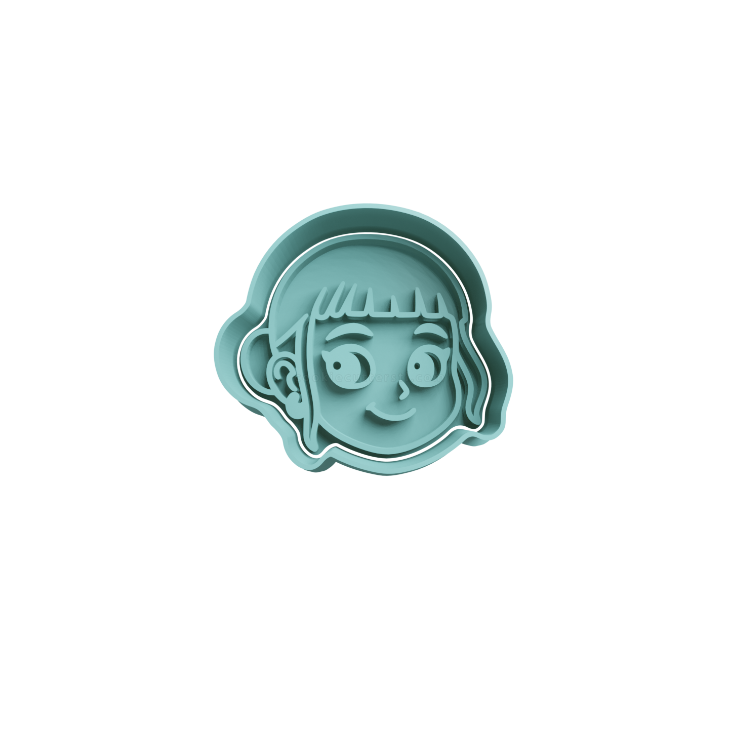 Zoey Cabeza Cortador de Galletas STL Zoey Cabeza Cortador de Galletas STL