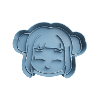 Zoey Cabeza Cortador de Galletas STL 4