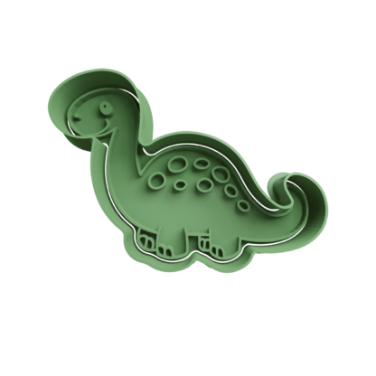 Diplodocus dinosaur Cookie Cutter STL