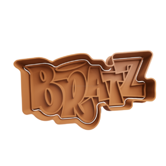 Bratz Logo Cute Cookie Cutter STL
