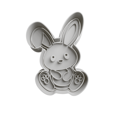 Bunny Cookie Cutter STL 2