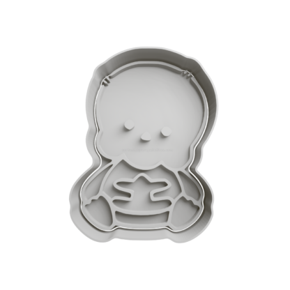 Skeleton Cute Cookie Cutter STL