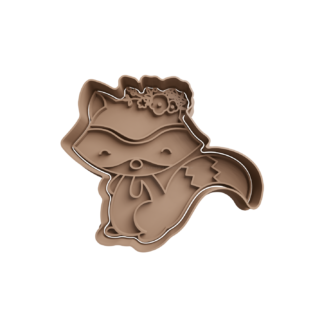 Racoon Cookie Cutter STL