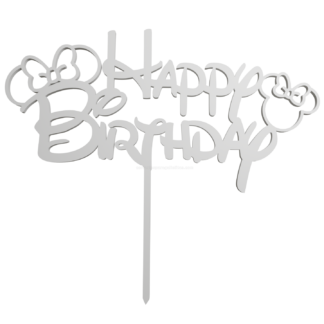Happy Birthday Minnie Mouse Topper Cake STL
