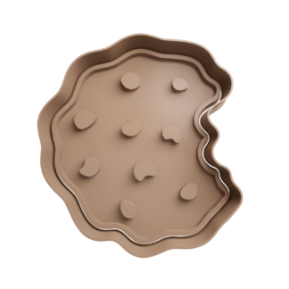 Chocolate Chip Cookies Cookie Cutter STL