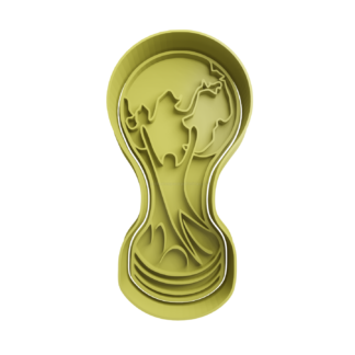 World Cup Football Cookie Cutter STL