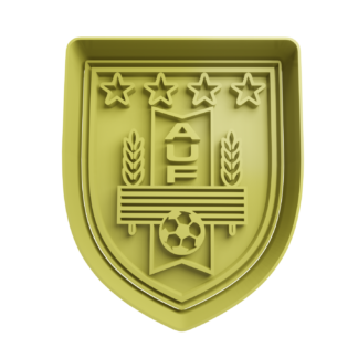 Uruguayan Football Association Cookie Cutter STL