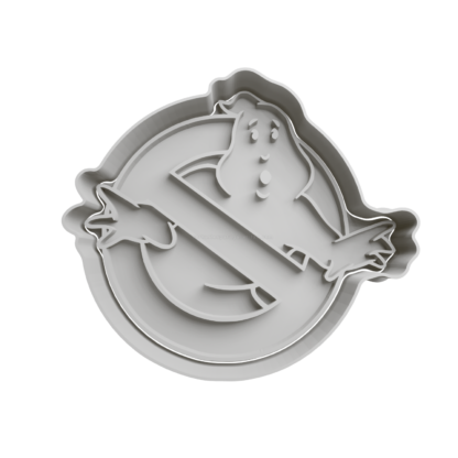 push logo caza fantasmas copia cookie cutter stl