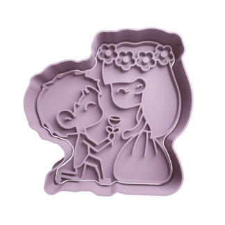 Love Proposal Cookie Cutter STL