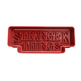 Stranger Things Logo Cookie Cutter STL