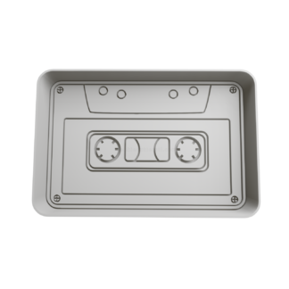Cassette Cookie Cutter STL