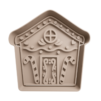 Gingerbread House Cookie Cutter STL