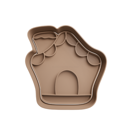House Christmas Cookie Cutter STL